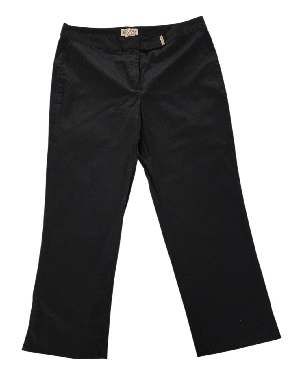 Michael Kors Black Straight Leg Dress Pants Size 6 Minimalist Workwear
